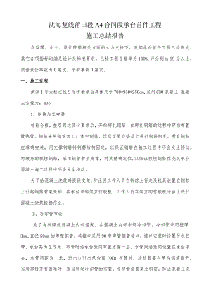 桩基首件工程施工总结报告.docx