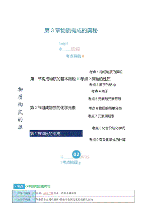 第3章 物质构成的奥秘（考点清单）（讲+练）（解析版）.docx