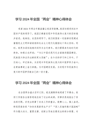 2024年全国“两会”精神学习体会30篇.docx