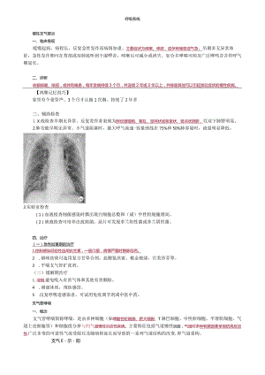 心血管内科主治医师资格笔试相关专业知识考点解析 ：呼吸系统.docx