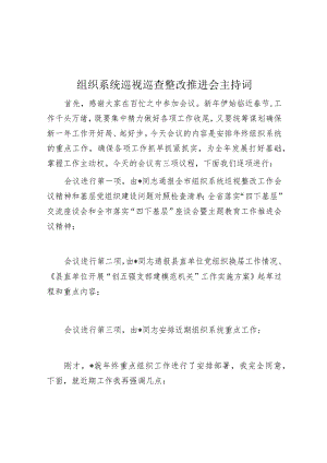 主持词：巡视巡察整改推进（组织系统）.docx
