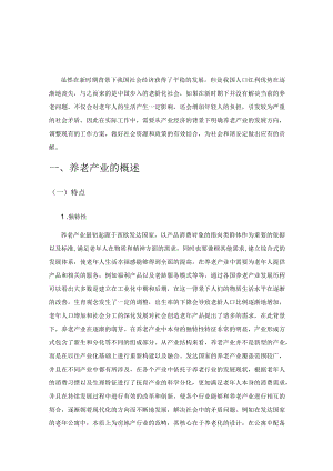 产业经济视角下我国养老产业发展探讨.docx