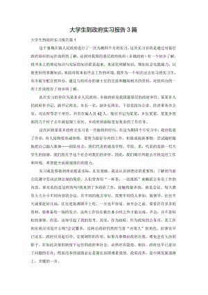 大学生到政府实习报告3篇.docx
