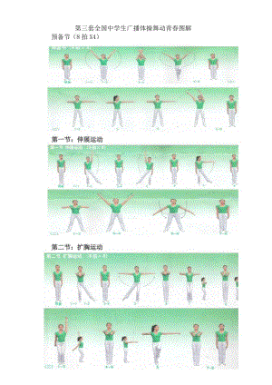 第三套全国中学生广播体操舞动青春图解.docx