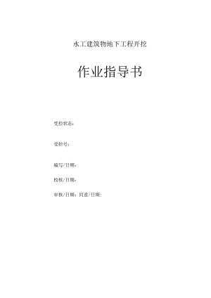 隧道开挖操作指南.docx