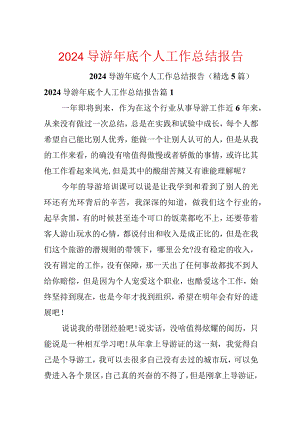 2024导游年底个人工作总结报告.docx
