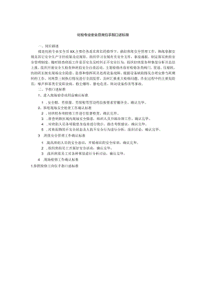 化检专业安全员岗位手指口述标准.docx