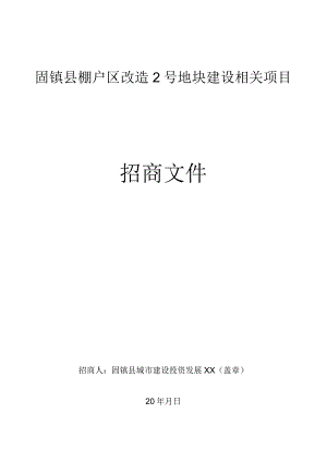 XX地块项目招商文件.docx