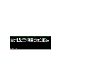 贵阳项目定位报告【汇报版】-2019.11城市进入、产品定位.docx