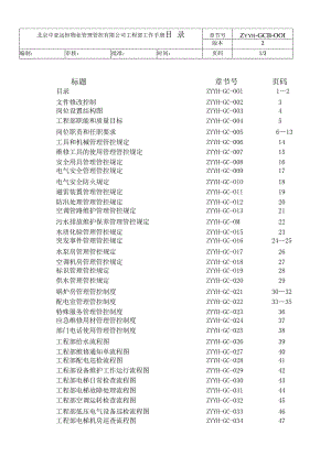 XX物业管理有限企业工程部工作手册范文.docx