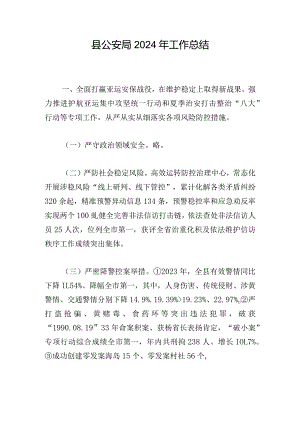 县公安局2024年工作总结.docx