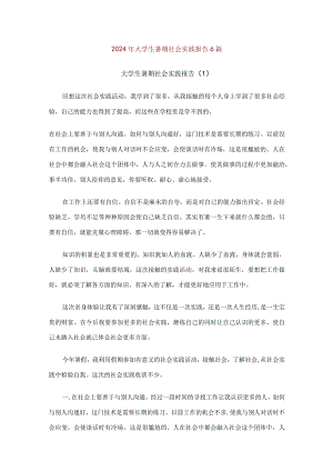 大学生暑期社会实践报告6篇.docx