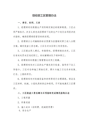 项经部工区管理办法.docx