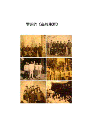 罗蔚的《高教生涯》.docx