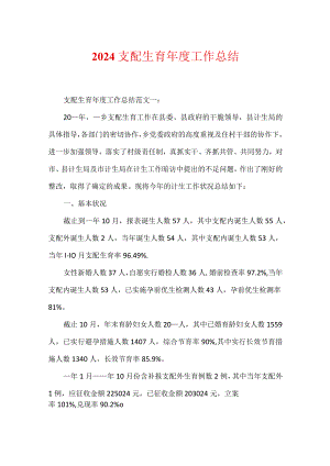 2024计划生育年度工作总结.docx