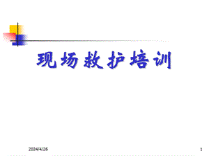 新概念cpr意外急症现场救护培训.ppt