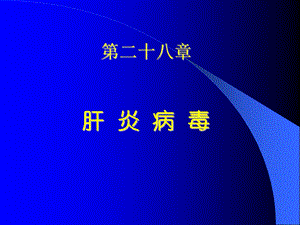 肝炎病毒的危害.ppt