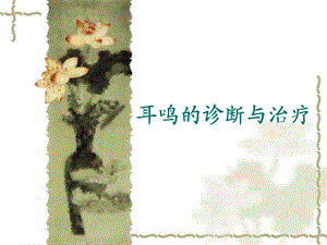 耳鸣的诊断与治疗.ppt