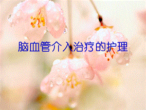脑血管介入治疗的护理.ppt.ppt