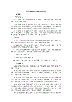 抗菌药物的适应症和注意事项.docx