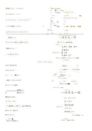 微专题记忆积累文言实词（7）（学霸笔记系列）记忆版.docx