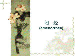 闭经妇科教学.ppt