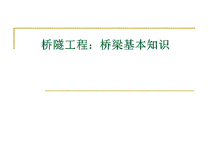 桥梁基本知识.ppt