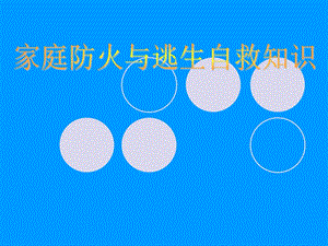 家庭防火与逃生自救[精华].ppt