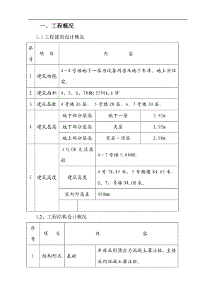 某住宅楼基础模板施工方案.doc