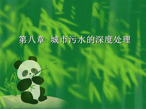 排水工程城市污水的深度处理教学PPT.ppt