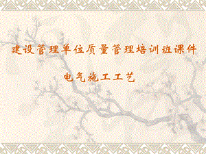 电气施工工艺.ppt