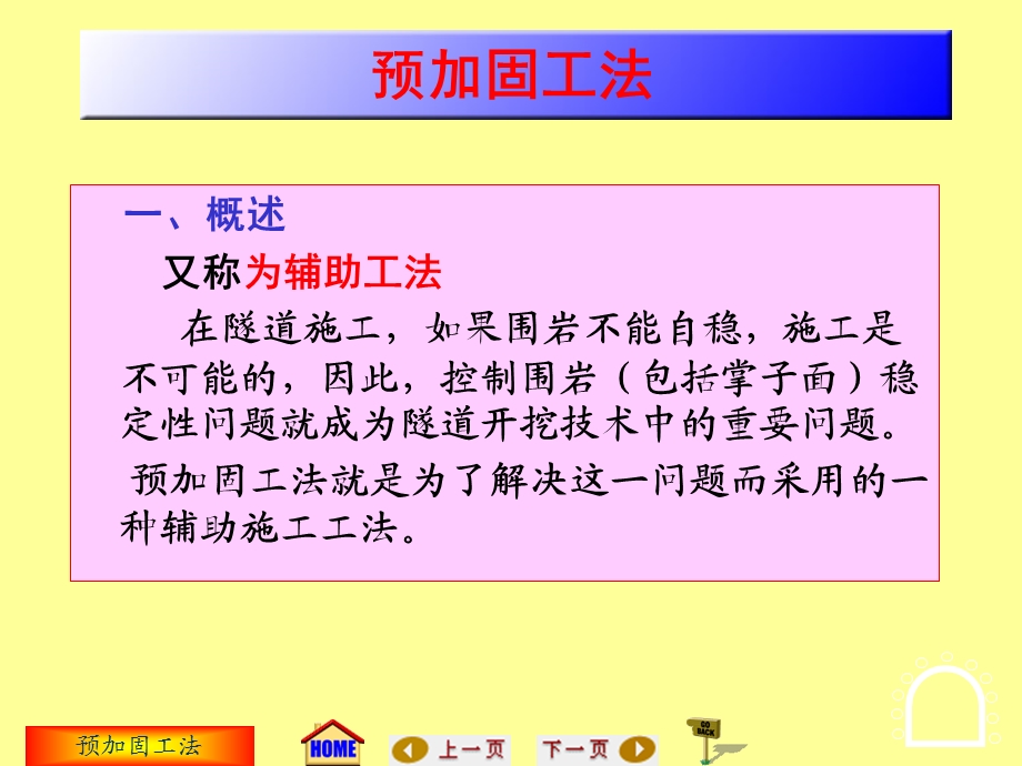 地下工程施工：预加固工法[精华].ppt_第1页