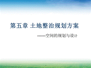 土地整治规划方案.ppt
