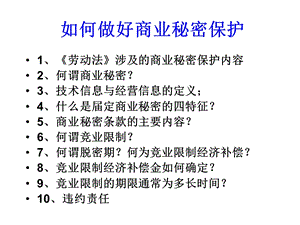 商业秘密保护资料大全.ppt