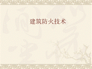建筑防火及安全疏散设施检查方法.ppt