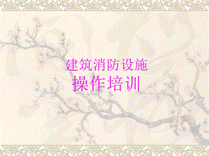 建筑消防设施操作培训.ppt