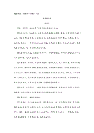 嘉定区《母亲的浪漫》.docx