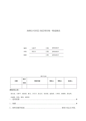深圳公司多层高层项目统一构造做法.docx