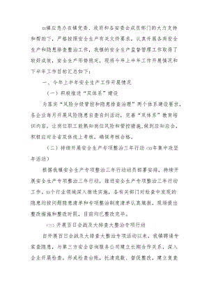 xx镇应急办2024年上半年安全生产工作总结.docx