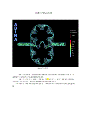 ADINA 自适应网格的应用.docx