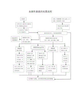 医务人员血源性疾病职业暴露处置流程.docx