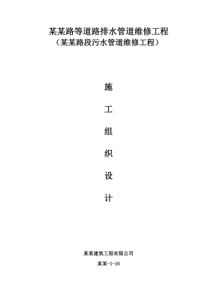 市政顶管施工方案.doc