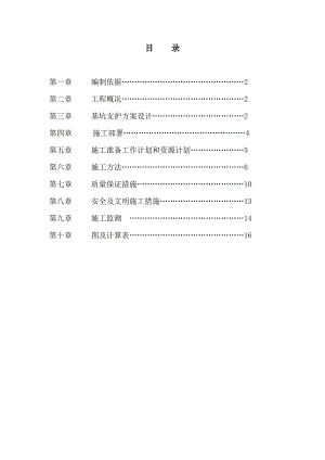 建筑基坑支护工程施工组织设计方案.doc