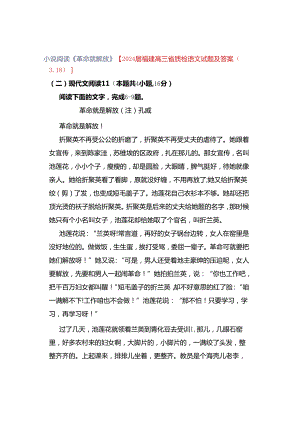 小说阅读《革命就解放》.docx