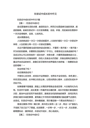 在尝试中成长初中作文.docx