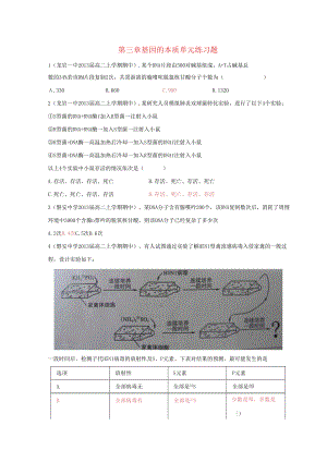 第三章基因的本质单元练习题.docx