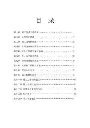 市政道路工程项目施工设计技术投标书.doc