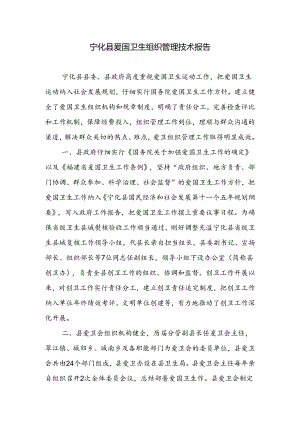 2爱国卫生组织管理技术报告.docx