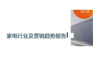 2024家电行业及营销趋势报告.docx