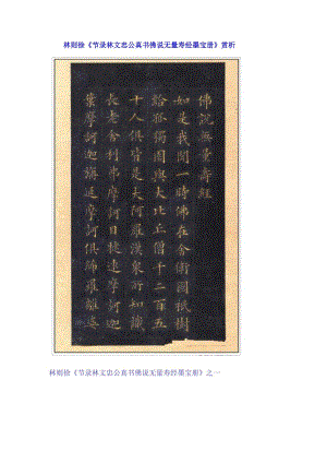林则徐小楷《节录佛说无量寿经墨宝册》赏析.docx